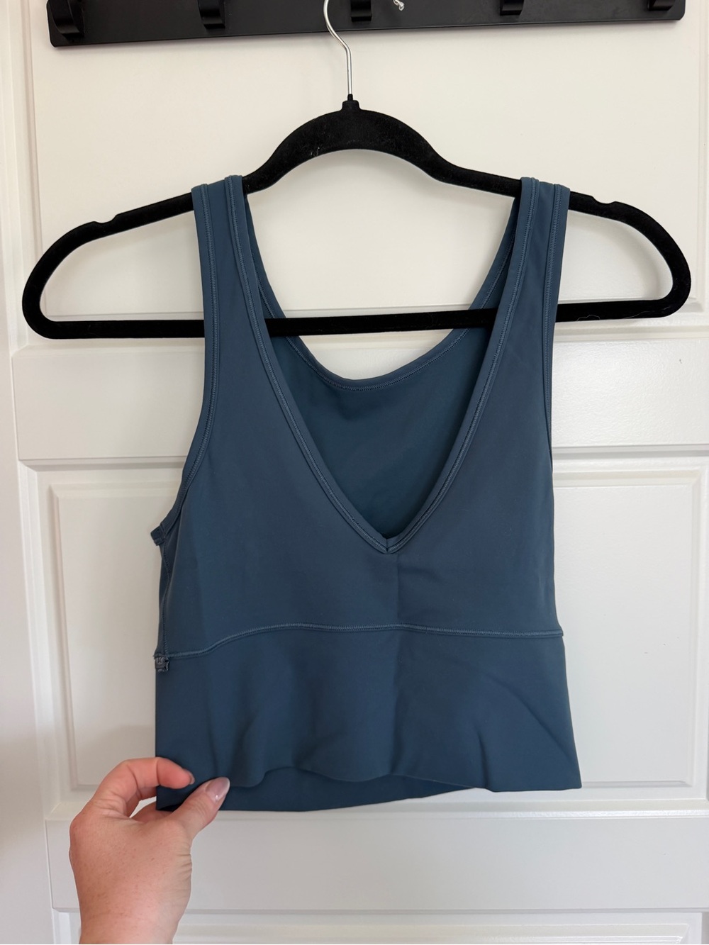 lululemon athletica Power Pivot V-Neck Tank in Slate Blue